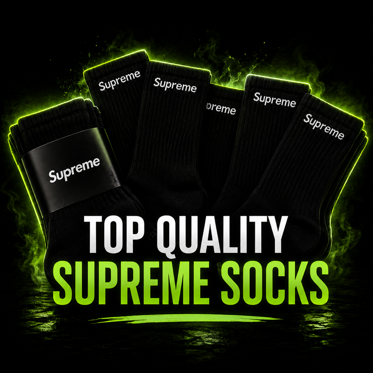 Top Quality Supreme Socks